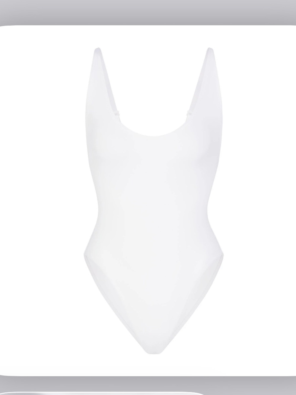 SKIMS Signature Swim Scoop Neck One Piece Large - Picture 2 of 9